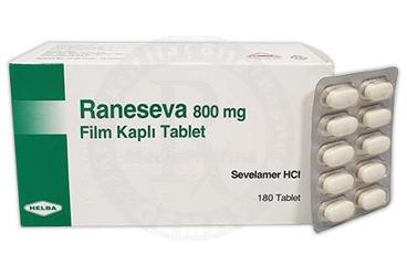 RANESEVA 800 MG таблетки покрытые оболочкой (180 таблетки)