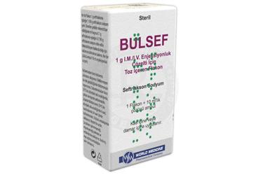 BULSEF 1G I.M./I.V. раствор для инъекций ICIN порошок ICEREN флакон (1 флакон + 1 ампулы)