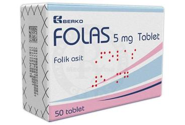 FOLAS 5 MG таблетки (50 ADET)