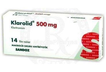 KLAROLID 500 MG таблетки покрытые оболочкой (14 таблетки)