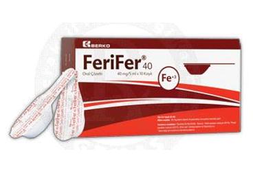 FERIFER-40 раствор для приёма внутрь 40 MG/5 ML 10 KASIK — фото упаковки