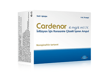CARDENOR 4 MG/4 ML внутривенная инфузия ICIN KONSANTRE COZELTI ICEREN 10 ампулы