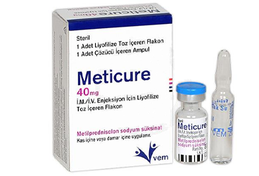 METICURE 40 MG IM/IV ENJ. ICIN лиофилизированный порошок ICEREN флакон (1 флакон VE 1 COZUCU ампулы)