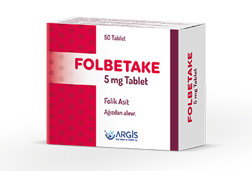 FOLBETAKE 5 MG 50 таблетки