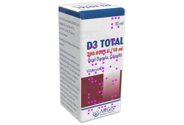 D3 TOTAL 200.000 IU / 10 ML ΠΊΠ°ΠΏΠ»ΠΈ Π΄Π»Ρ ΠΏΡΠΈΡΠΌΠ° Π²Π½ΡΡΡΡ, COZELTI