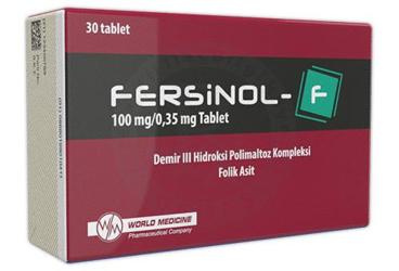 FERSINOL-F 100 MG/0,35 MG таблетки
