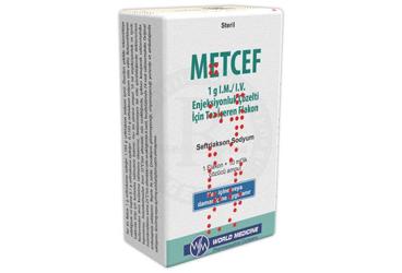 METCEF 1 G IM/IV раствор для инъекций ICIN порошок ICEREN флакон (1 флакон + 1 ампулы)