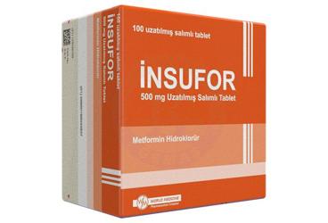 INSUFOR 500 XR MG таблетки покрытые оболочкой (100 таблетки)