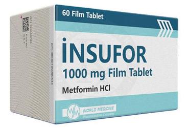 INSUFOR 1000 MG таблетки покрытые оболочкой (60 таблетки)