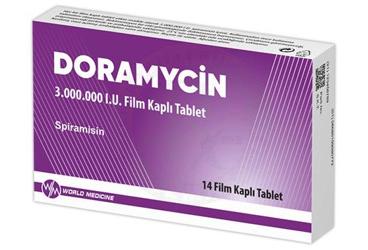 DORAMYCIN 3000000 IU таблетки покрытые оболочкой (14 таблетки покрытые оболочкой)