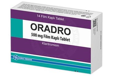 ORADRO 500 MG таблетки покрытые оболочкой (14 таблетки)