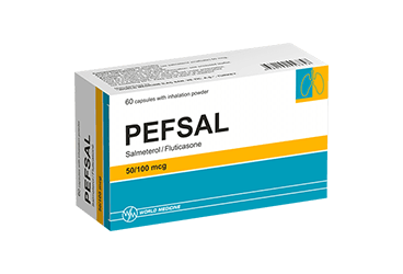 PEFSAL 50 MCG/ 100 MCG INHALER 60 капсулы