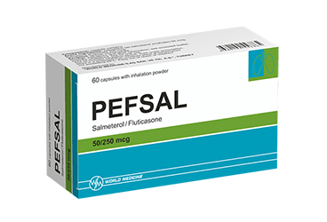 PEFSAL 50 MCG/250 MCG INHALER капсулы(60 капсулы)