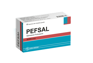 PEFSAL 50 MCG/500 MCG INHALER капсулы(60 капсулы)