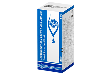 LEVOXIMED %0,5 GOZ VE ушные капли, COZELTI (5 ML, 1 SISE)