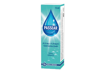 PASSEAR 45,52 MG+ 11,38 MG /ML ушные капли (1 ADET 15 ML COZELTI)