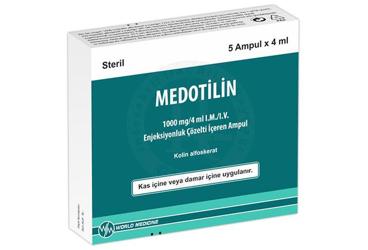 MEDOTILIN 1000 MG/4 ML IM/IV раствор для инъекций ICEREN 5 ампулы