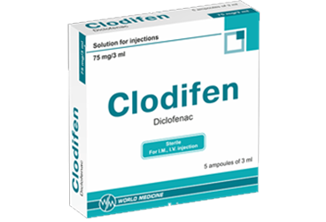 CLODIFEN 75 MG/3 ML I.M. ампулы (5 ампулы)