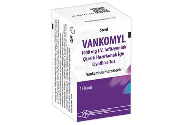 VANKOMYL 1000 MG IV ΡΠ°ΡΡΠ²ΠΎΡ Π΄Π»Ρ ΠΈΠ½ΡΡΠ·ΠΈΠΉ HAZIRLAMAK ICIN Π»ΠΈΠΎΡΠΈΠ»ΠΈΠ·ΠΈΡΠΎΠ²Π°Π½Π½ΡΠΉ ΠΏΠΎΡΠΎΡΠΎΠΊ (1 ΡΠ»Π°ΠΊΠΎΠ½)
