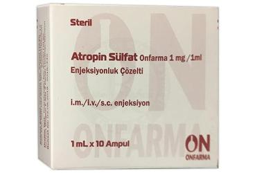 ATROPIN SULFAT ONFARMA 1 MG / 1 ML раствор для инъекций (10 ампулы )