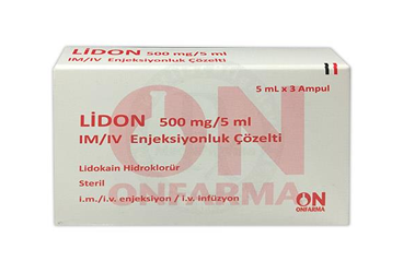 LIDON 500 MG / 5 ML IM/IV раствор для инъекций (3 ампулы)