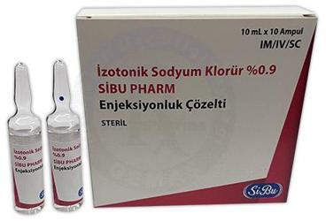 LAURUS %0,9 IZOTONIK SODYUM KLORUR COZELTISI ICEREN 10 ампулы