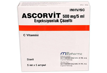 ASCORVIT 500 MG/5 ML IM/IV раствор для инъекций ICEREN ампулы (5 ампулы)