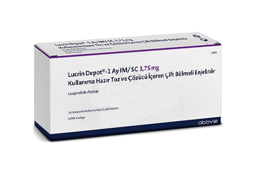 LUCRIN DEPOT 1 AY IM/SC 3,75 MG готовый к применению порошок VE ÇÖZÜCÜ İÇEREN ÇİFT BÖLMELİ ENJEKTÖR