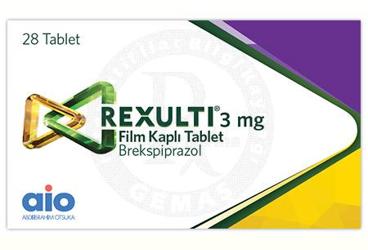 REXULTI 3 MG таблетки покрытые оболочкой (28 ADET)