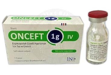 ONCEFT 1 G IV раствор для инъекций HAZIRLAMAK ICIN порошок VE COZUCU
