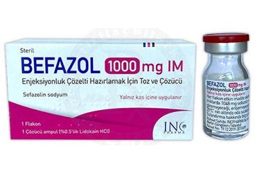 BEFAZOL 1000 MG IM раствор для инъекций HAZIRLAMAK ICIN порошок VE COZUCU