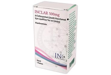 INCLAR 500 MG Π²Π½ΡΡΡΠΈΠ²Π΅Π½Π½Π°Ρ ΠΈΠ½ΡΡΠ·ΠΈΡ ICIN Π»ΠΈΠΎΡΠΈΠ»ΠΈΠ·ΠΈΡΠΎΠ²Π°Π½Π½ΡΠΉ ΠΏΠΎΡΠΎΡΠΎΠΊ VE COZUCU (1 ΡΠ»Π°ΠΊΠΎΠ½)