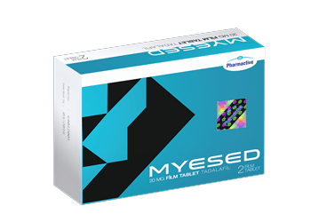 MYESED 20 MG таблетки покрытые оболочкой (4 таблетки покрытые оболочкой)