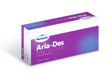 ARIA-DES 5 MG таблетки покрытые оболочкой (20 таблетки покрытые оболочкой)