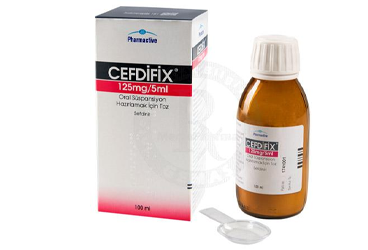 CEFDIFIX 125 MG/5 ML суспензия для приёма внутрь HAZIRLAMAK ICIN порошок (100 ML)