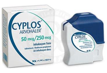 CYPLOS ARVOHALER 50 MCG/250 MCG порошок для ингаляций (60 DOZ)