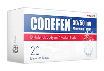 CODEFEN 50/50 MG 20 шипучие таблетки