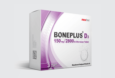 BONEPlus D3 150 MG/2800 IU 3 шипучие таблетки