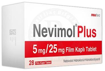 NEVIMOL Plus 5 MG /25 MG таблетки покрытые оболочкой (28 таблетки покрытые оболочкой)