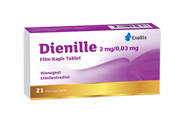 DIENILLE 2 MG/0,03 MG 21 таблетки покрытые оболочкой