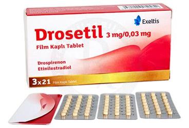 DROSETIL 3 MG/0.03MG таблетки покрытые оболочкой (63 таблетки)