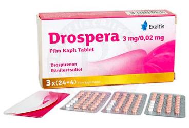 DROSPERA 3 MG/0,02 MG таблетки покрытые оболочкой (84 таблетки)