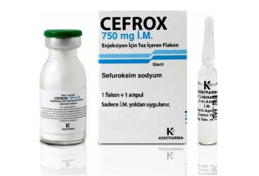 CEFROX 750 MG внутримышечная инъекция ICIN порошок ICEREN флакон