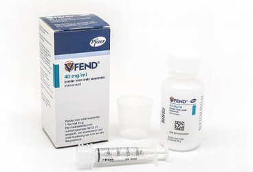 VFEND 40 MG/ML суспензия для приёма внутрь ICIN порошок