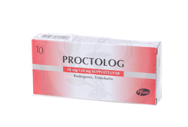 PROCTOLOG 10 MG/120 MG SUPPOZITUVAR (10 ADET)