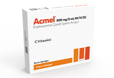 ACMEL 500 MG/5 ML IM/IV/SC раствор для инъекций (5 ADET)