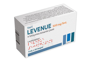 LEVENUE 500 MG/5 ML внутривенная инфузияLUK KONSANTRE COZELTI (10 ADET)