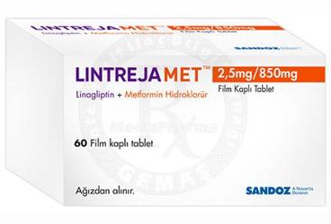 LINTREJAMET 2.5 MG/850 MG таблетки покрытые оболочкой (60 таблетки)