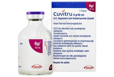 CUVITRU 8 G/40 ML S.C. UYGULAMA ICIN раствор для инъекций