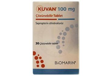 KUVAN 100 MG COZUNEBILIR 30 таблетки